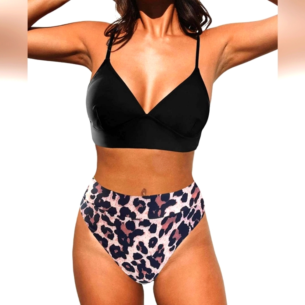 Avanova High waist leopard bikini